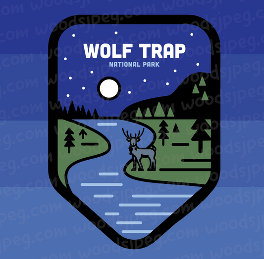 Wolf Trap National Park Sticker