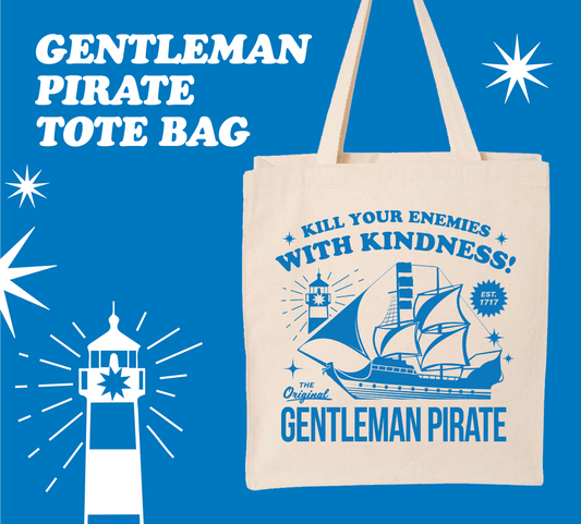 Gentleman's Pirate Tote Bag